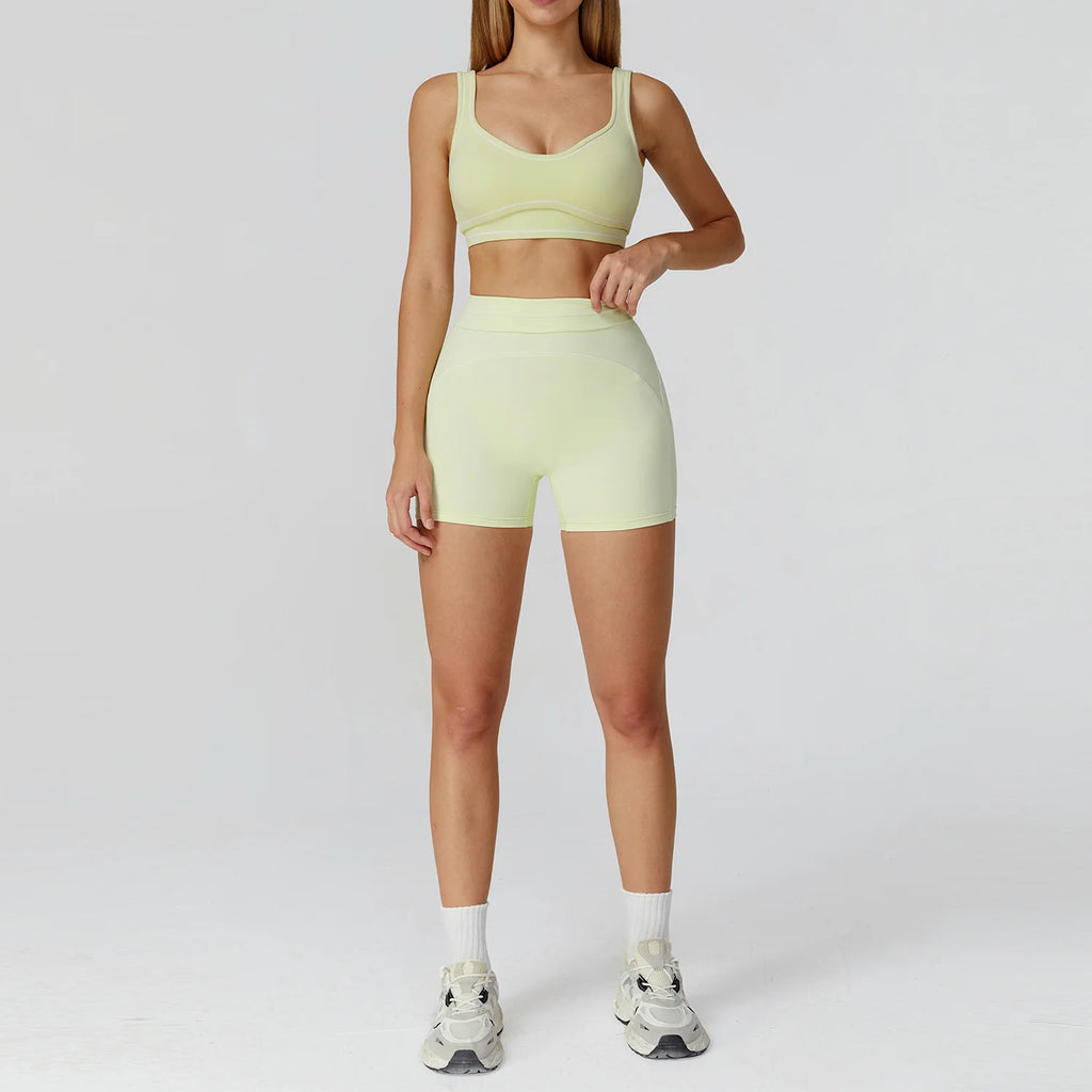 Ensemble Shorty Brassiere Fitness & Yoga